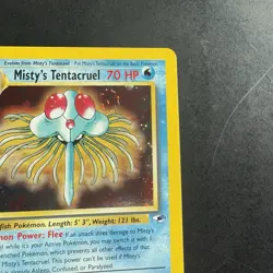 Pokemon TCG Misty's Tentacruel Gym Heroes Holo Card 10/132 Vintage WotC - Image 3