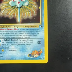 Pokemon TCG Misty's Tentacruel Gym Heroes Holo Card 10/132 Vintage WotC - Image 4