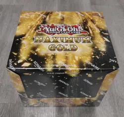 Yu-Gi-Oh Maximum Gold 1st Edition Display Box 5 Mini Boxes Factory Sealed (rip) - Image 1