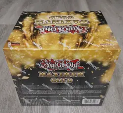 Yu-Gi-Oh Maximum Gold 1st Edition Display Box 5 Mini Boxes Factory Sealed (rip) - Image 3