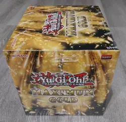 Yu-Gi-Oh Maximum Gold 1st Edition Display Box 5 Mini Boxes Factory Sealed (rip) - Image 4