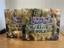 Yu-Gi-Oh! Maximum Gold 1st Edition (2) Factory Sealed Mini Boxes - Image 1