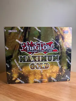 Yu-Gi-Oh! Maximum Gold 1st Edition Sealed Booster Box – Konami Factory Wrapped - Image 1