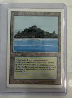 Tropical Island Dual Land - Magic The Gathering (MTG Revised Edition) - Image 1