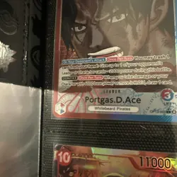 One Piece Portgas D. Ace Alt Art Leader OP13-002 L English Carrying on His Will - Image 3
