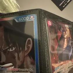 One Piece Portgas D. Ace Alt Art Leader OP13-002 L English Carrying on His Will - Image 5