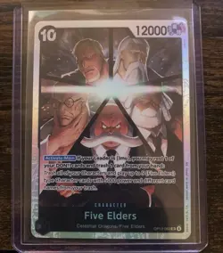 One Piece Card Game TCG - Five Elders OP13-082 Carrying On His Will SR English - Image 1