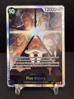 Five Elders SR OP13-082 Carrying On His Will Foil One Piece Card Game - Image 1