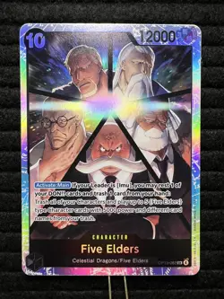 Five Elders OP13-082 SR Carrying on His Will - ONE PIECE Card Game English - Image 1