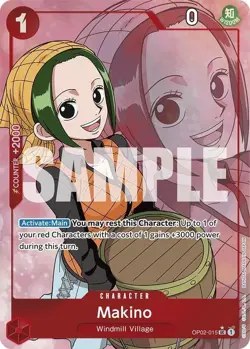 One Piece: Premium Booster - The Best OP02-015 Makino (PRB01 Full Art) - M/NM - Image 3