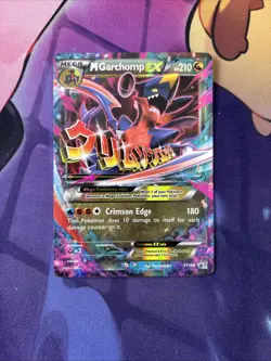 Mega Garchomp EX - XY168 - Pokemon XY Promo Ultra Rare Card LP - Image 1