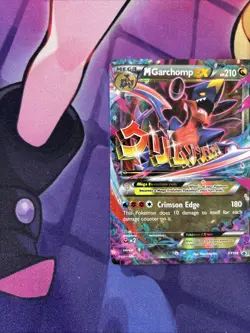 Mega Garchomp EX - XY168 - Pokemon XY Promo Ultra Rare Card LP - Image 2