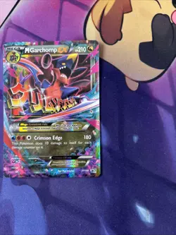 Mega Garchomp EX - XY168 - Pokemon XY Promo Ultra Rare Card LP - Image 3