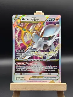 Arceus VSTAR 123/172 SWSH09: Brilliant Stars Ultra Rare Pokemon Card 123/172 - Image 1