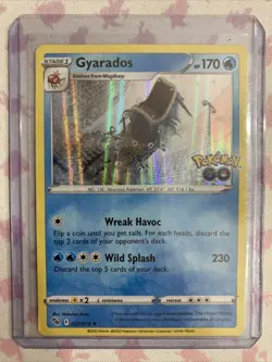 Gyarados 022/078 Pokemon GO Holo Rare Pokemon TCG Card NM-Mint - Image 1