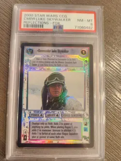 Star Wars CCG SWCCG Foil Commander Luke Skywalker PSA 8 Reflections I 1 Card - Image 1