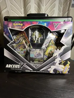 Pokemon TCG Arceus V Figure Collection Box New Factory Sealed W/ Cosmic Eclipse - Image 1
