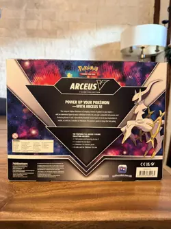 Pokemon TCG Arceus V Figure Collection Box New And Sealed. Minor damage. Cosmic - Image 2