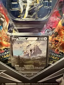 Pokemon TCG Arceus V Figure Collection Box New And Sealed. Minor damage. Cosmic - Image 3