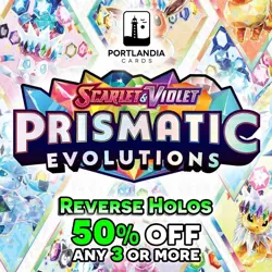 Pokemon - Prismatic Evolutions - Reverse Holo Cards - Scarlet & Violet Singles - Image 1