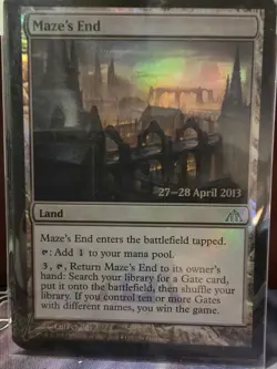 Magic The Gathering, Maze's End, Prerelease Cards, Foil - Image 1