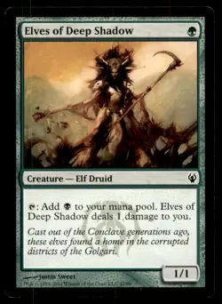 MTG Elves of Deep Shadow LP Light Play Izzet v. Golgari [2878] - Image 1