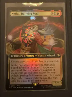 Mtg FIC Final Fantasy - Kefka, Dancing Mad -NM Extended FOIL - Image 1