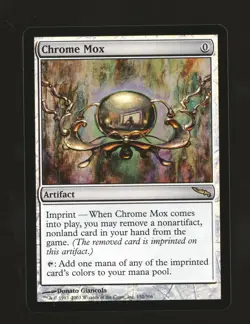 Magic MTG Mirrodin FOIL Chrome Mox NEAR MINT NM - Image 1