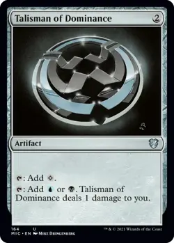 Talisman of Dominance (NM) Artifcat MTG Discount: 5+ Magic Singles - Image 1