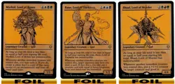 3x - Gods: Bane + Bhaal + Myrkul ** FOIL SHOWCASE ** CLB: Baldur's Gate NM MTG - Image 1