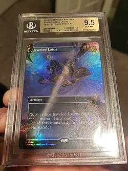 Jeweled Lotus (Textured Foil) Commander Masters Foil Beckett 9.5 GEM MINT - Image 1