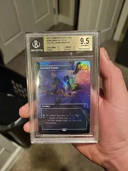 Jeweled Lotus (Textured Foil) Commander Masters Foil Beckett 9.5 GEM MINT - Image 3