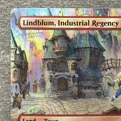 MTG Lindblum, Industrial Regency (Borderless) - FINAL FANTASY (FIN) #312 Foil NM - Image 2