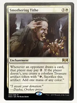 Smothering Tithe LP Ravnica Allegiance 022/259 Magic: the Gathering MTG Regular - Image 1