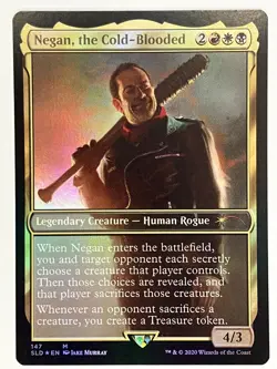 Negan, the Cold-Blooded LP Secret Lair Drop 147 Magic: the Gathering MTG Foil - Image 1