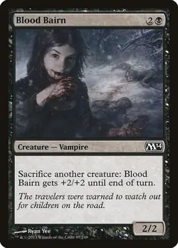 BLOOD BAIRN x4 mtg NM-M M14 Magic Core 2014 Common - Image 1