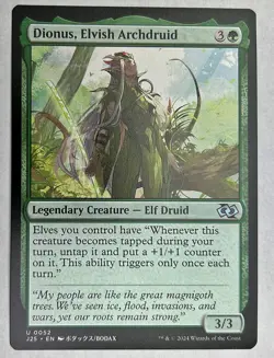 Dionus, Elvish Archdruid #52 MTG Jumpstart (J25) Near Mint - Magic The Gathering - Image 1