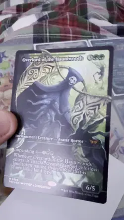 Magic the Gathering - Overlord of the Hauntwoods - Showcase Foil - Duskmourn MTG - Image 2