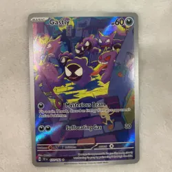 Pokemon TCG Gastly Illustration Rare Card 177/162 SV05: Temporal Forces - Image 1