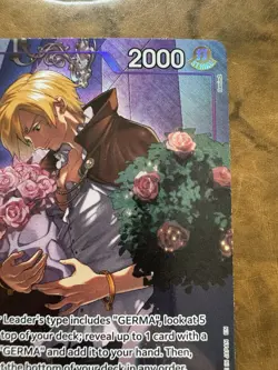 Vinsmoke Sanji TR OP10-063 Legacy of the Master Foil One Piece tcg Treasure Rare - Image 3