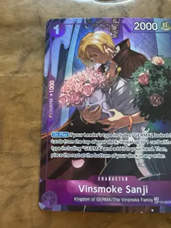 Vinsmoke Sanji TR OP10-063 Legacy of the Master Foil One Piece tcg Treasure Rare - Image 4
