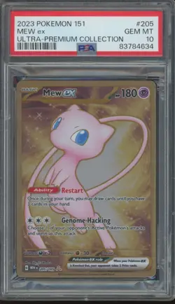 2023 Pokemon 151 Ultra Premium Collection #205 Mew ex Gem Mint PSA 10 - Image 1