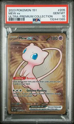 2023 POKEMON 151 ULTRA-PREMIUM COLLECTION #205 MEW EX PSA 10 - Image 1