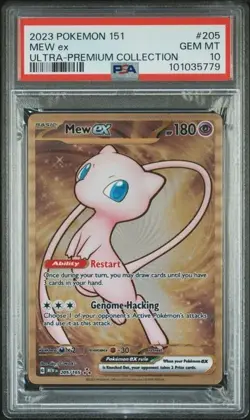 2023 POKEMON 151 ULTRA-PREMIUM COLLECTION #205 MEW EX PSA 10 - Image 1