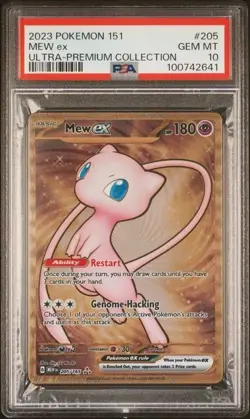 2023 POKEMON 151 ULTRA-PREMIUM COLLECTION #205 MEW ex PSA 10 - Image 1