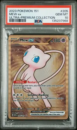 2023 POKEMON 151 ULTRA-PREMIUM COLLECTION #205 MEW EX PSA 10 - Image 1