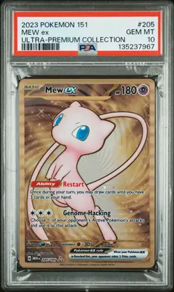 2023 POKEMON 151 ULTRA-PREMIUM COLLECTION #205 MEW EX PSA 10 - Image 1
