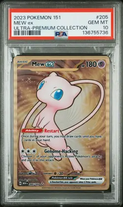 2023 POKEMON 151 ULTRA-PREMIUM COLLECTION #205 MEW EX PSA 10 - Image 1