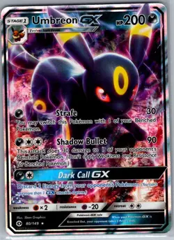 Umbreon GX 80/149 SM Base Set - Pokemon Card - NM - Image 1