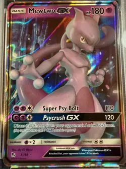 Mewtwo GX 31 PSA 10 Hidden Fates PSA 10 holo 2019 Sun and Moon Pokemon Gem mint - Image 2